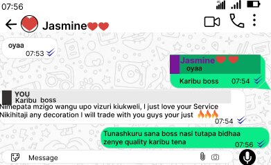 Customer testimonial